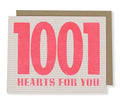 Letterpress card Love