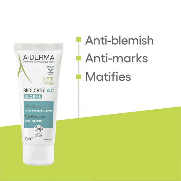 ADERMA Biology AC Global Anti-Blemish Mattifying Care 40ml