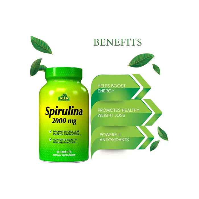 ALFA VITAMINS Spirulina 2000mg 60tabs
