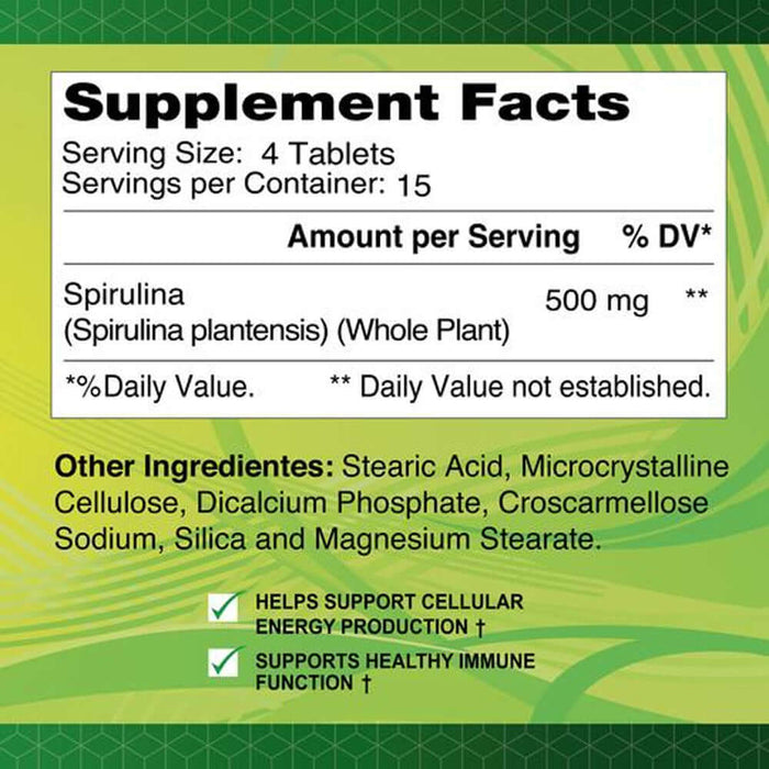 ALFA VITAMINS Spirulina 2000mg 60tabs