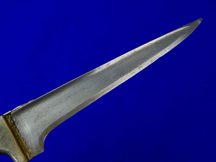 Antique 19 Century Afghanistan Afghan Khyber Fighting Knife Dagger w/ Sheath