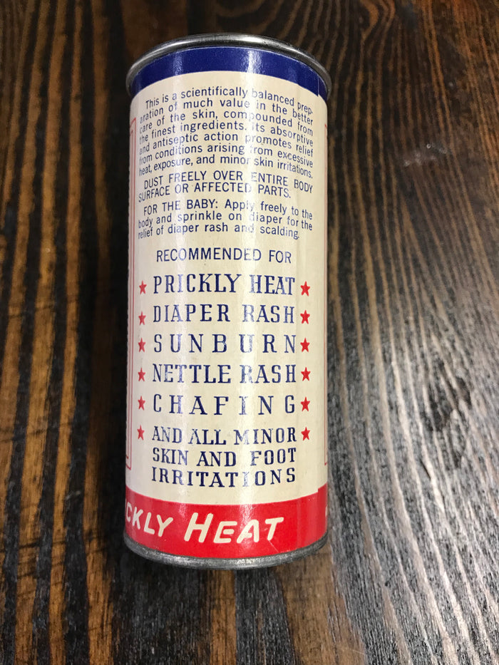 Vintage Ammen’s Baby Powder Tin Packaging with Powder Inside - TheBoxSF