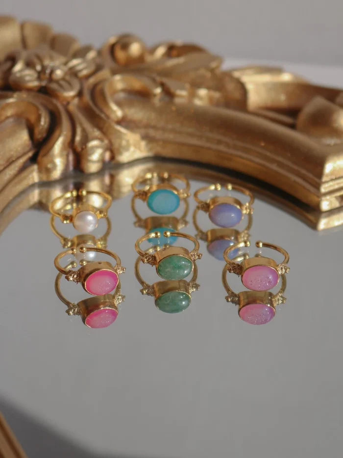 Antique Natural Stone Ring