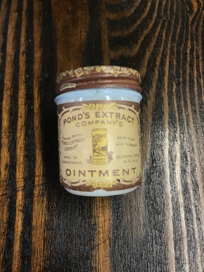 Beautiful Pond’s Extract Company’s Ointment Glass Bottle - TheBoxSF