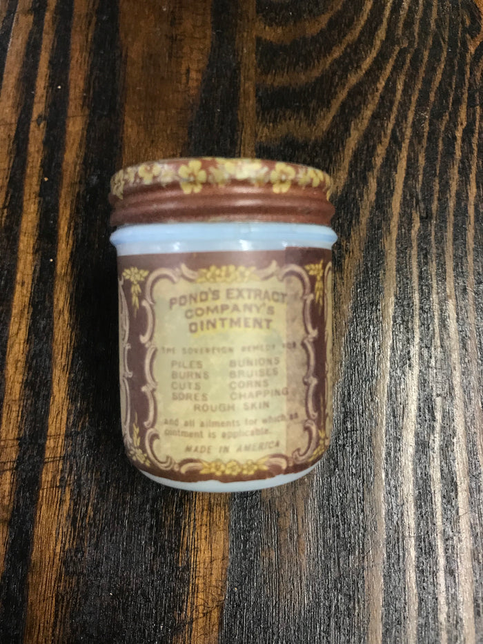 Beautiful Pond’s Extract Company’s Ointment Glass Bottle - TheBoxSF