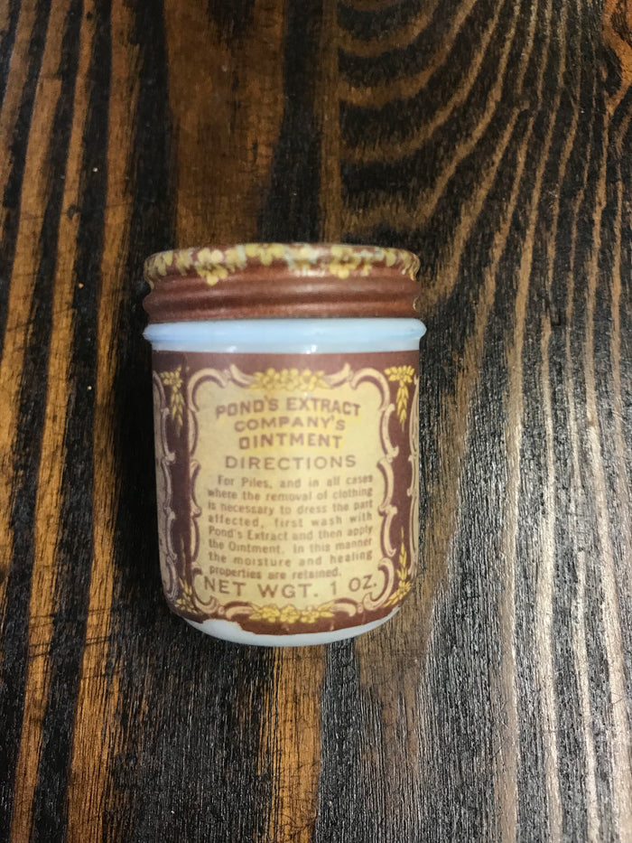Beautiful Pond’s Extract Company’s Ointment Glass Bottle - TheBoxSF