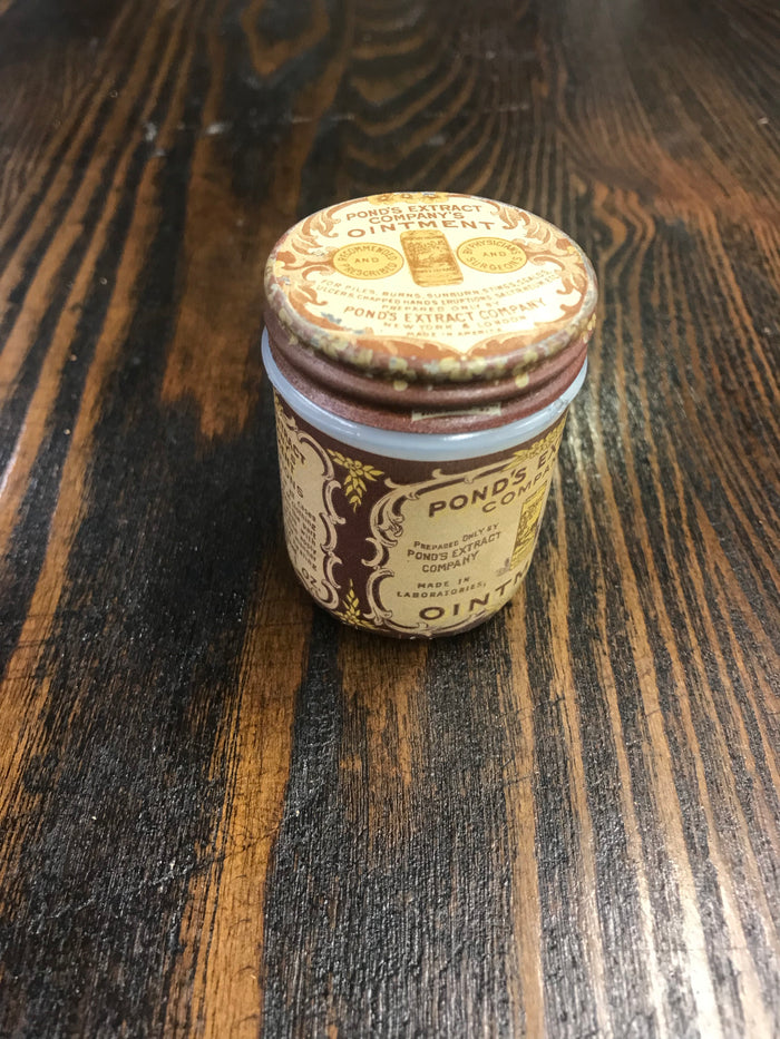Beautiful Pond’s Extract Company’s Ointment Glass Bottle - TheBoxSF