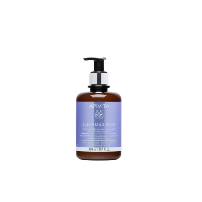 APIVITA Cleansing Creamy Foam – Face & Eyes 300ml