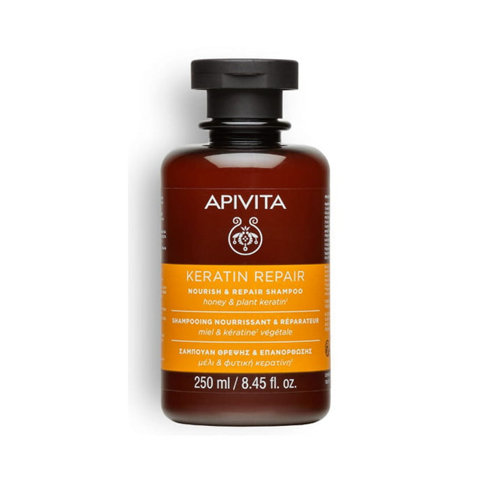 APIVITA Keratin Nourish & Repair Shampoo for Dry-Damaged Hair 250ml