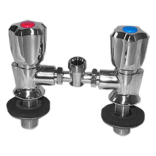 Aravon Twin Mixer - with Chrome Handles Only
