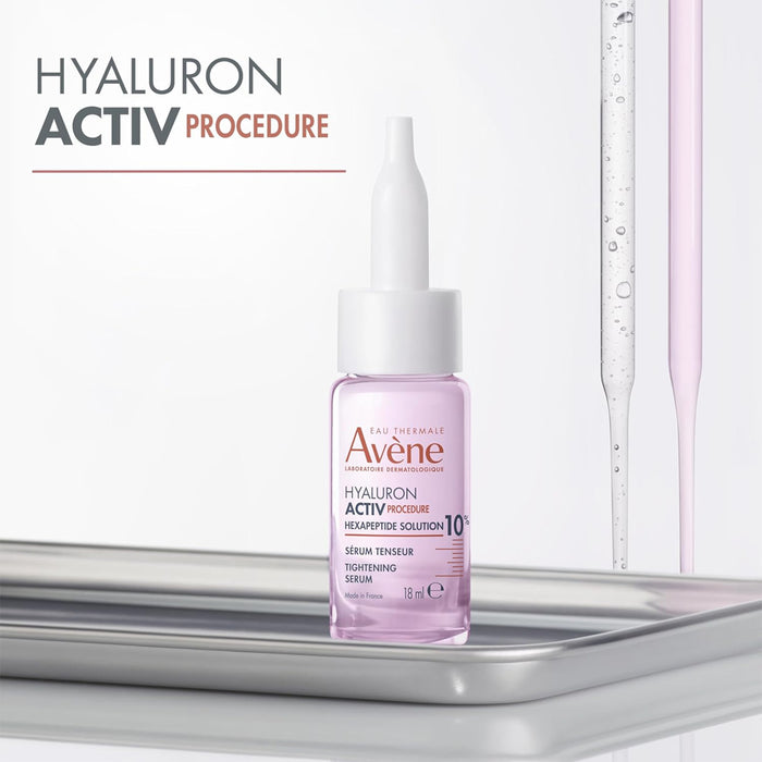 AVENE Hyaluron Activ Firming Serum l 10% Hexapeptide Solution 18ml l Anti-Aging Lifting Serum for Wrinkles & Firmness