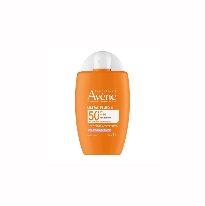 Avene SUNSCREEN - Ultra Radiance Fluid SPF50+ - Face - Sensitive Skin, 50ml