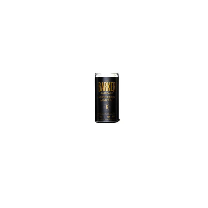 Barker Company Espresso Martini Premium Cocktail 200mL Cans