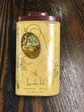Beautiful Vintage Langlois Inc. Lavender Talcum Powder Tin Package - TheBoxSF
