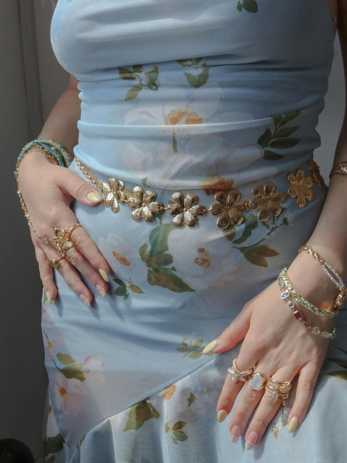 Big Golden Flower Belt