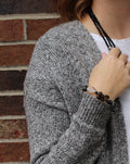 Black Agate Crystal Bracelet
