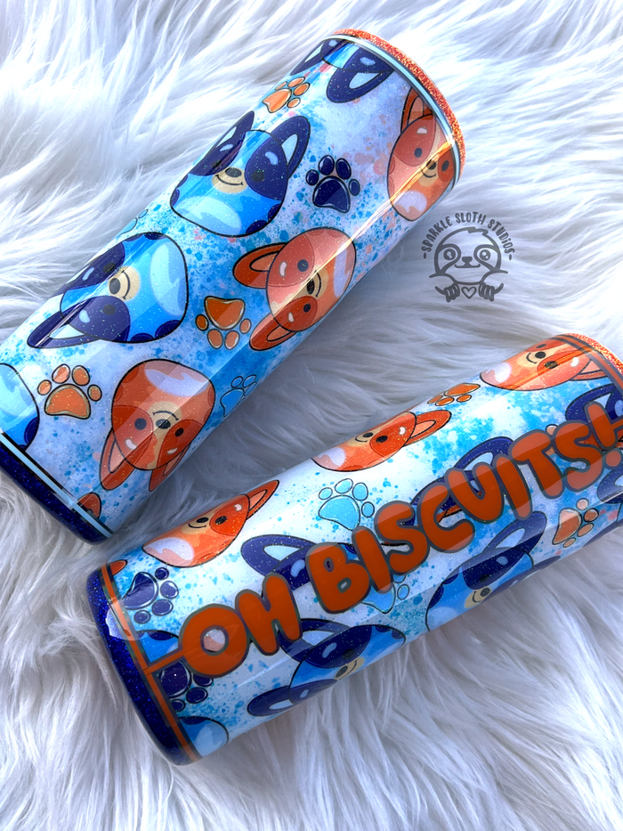 Blue Squishies 20oz Skinny