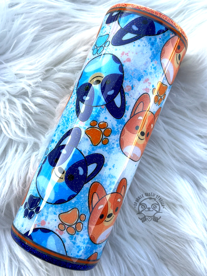 Blue Squishies 20oz Skinny