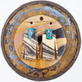 Blue Zebra Tassel Earrings - No One Alike