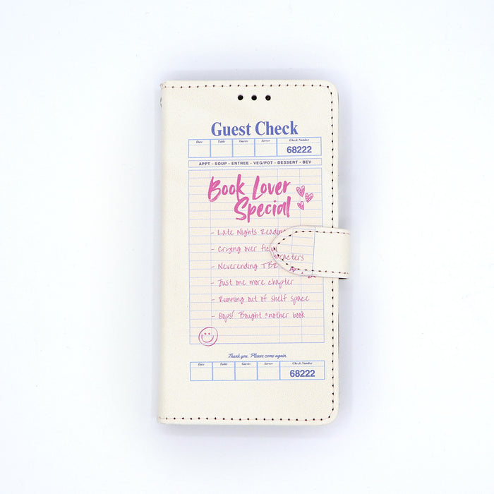 Phone Case with a 'Book Lover Special' design on a white background