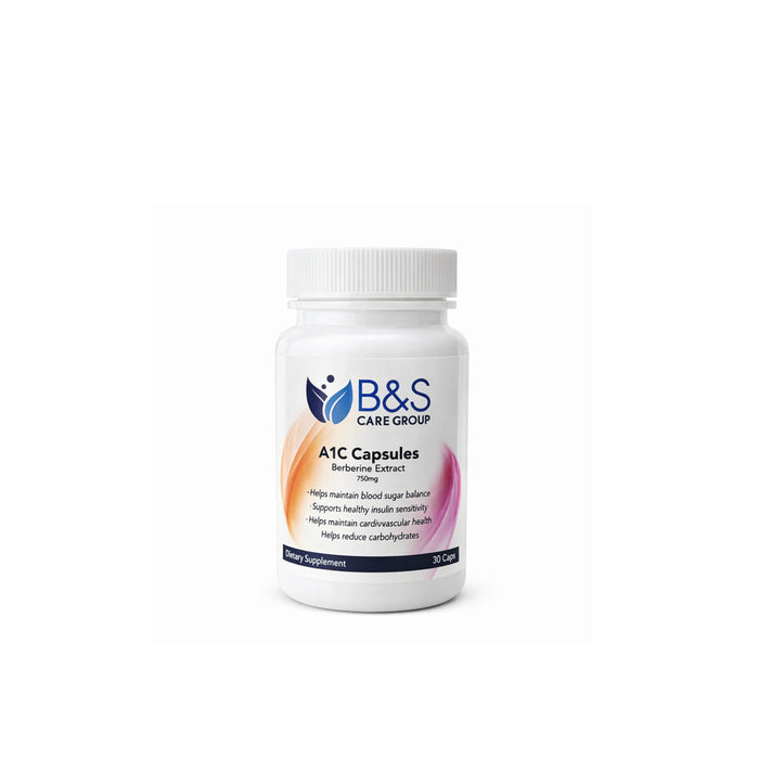 B&S A1C Capsules Berberine Extract 750 mg