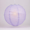 BULK PACK (12) 18" Lavender Round Paper Lantern, Crisscross Ribbing, Chinese Hanging Wedding & Party Decoration - PaperLanternStore.com - Paper Lanterns, Decor, Party Lights & More