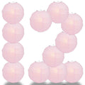 BULK PACK (12) 18" Pink Round Paper Lantern, Crisscross Ribbing, Chinese Hanging Wedding & Party Decoration - PaperLanternStore.com - Paper Lanterns, Decor, Party Lights & More