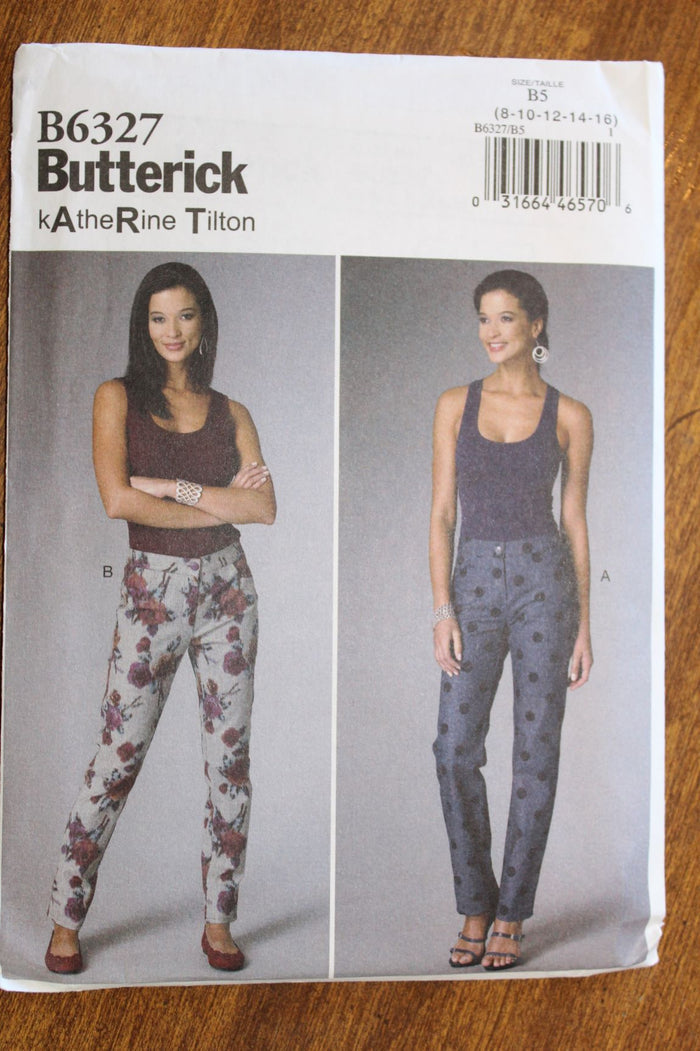 Butterick B6327, Misses Pants, Uncut Sewing Pattern