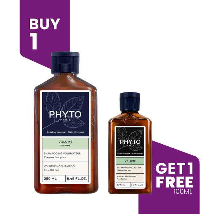 BUY 1 GET 1 - PHYTO Volume Shampoo 250ML + FREE  PHYTO Volume Shampoo 100ML