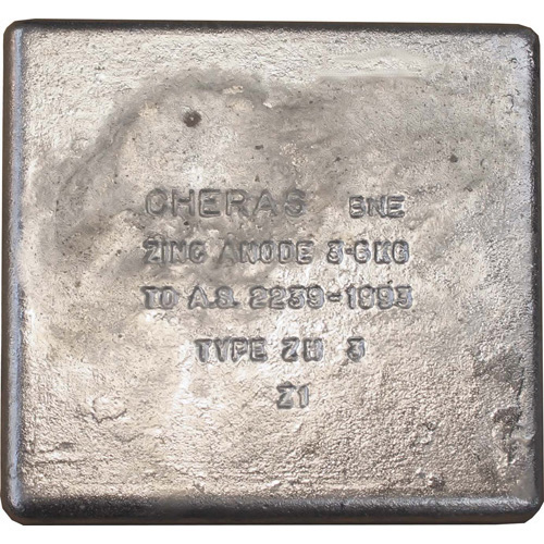 Cheras Zinc Block Anode