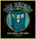 DOCTOR WHO  - TIME MACHINE - NEW POP TURBO TEE!