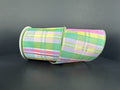Easter Plaid Wired Ribbon - 4" x 10yds