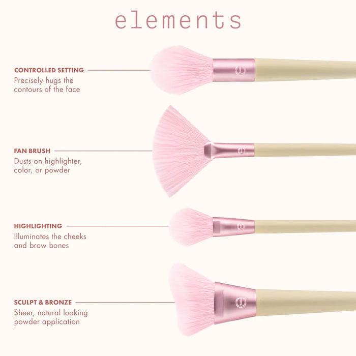 ECOTOOLS Elements Wind-Kissed Finish Makeup Brush Kit