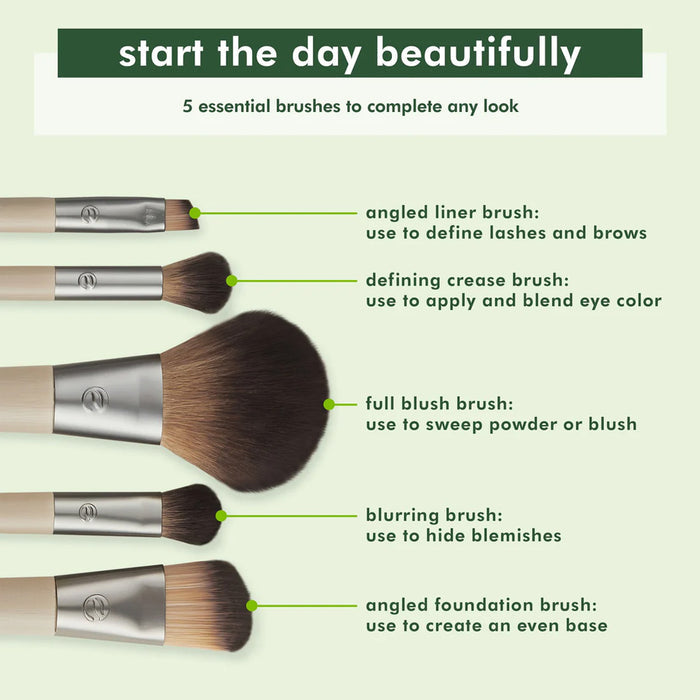 ECOTOOLS Start The Day Beautiful Makeup Brush Kit