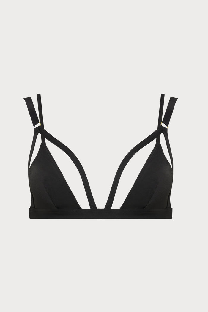 Maison Close Fatale Black Triangle Bikini Top