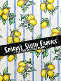 Floral - Lemon Stripes