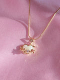 Flower of Love Steel Necklace