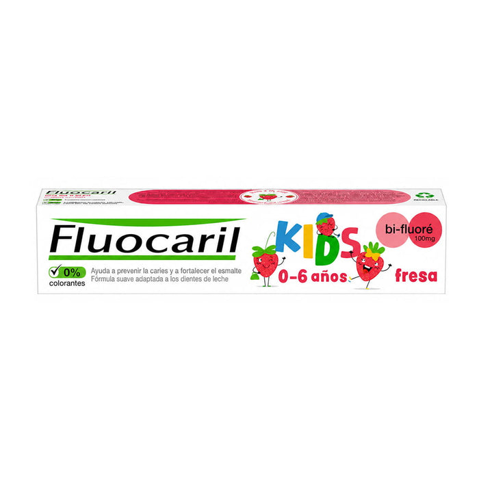 FLUOCARIL Kids Toothpaste Strawberry 0-6 Years 75ml
