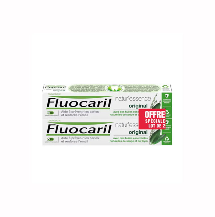 FLUOCARIL Natur'Essence Protection Complete Toothpaste 2x75ml