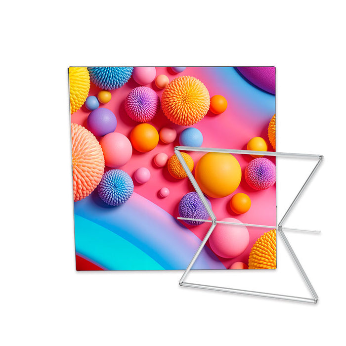 Frame plus1000mm/3ft foldable fabric display can be reused to showcase your brand at trade shows!