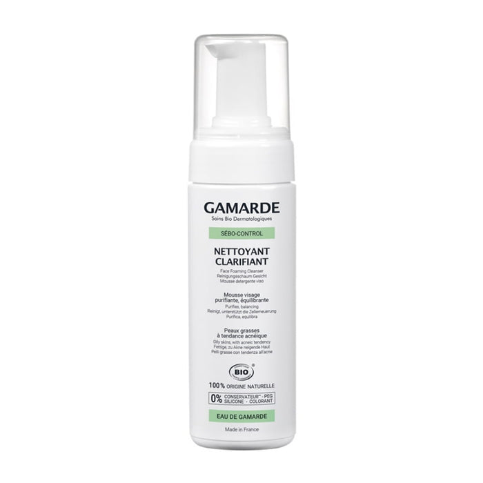 GAMARDE Organic Sebo-Control Face Foaming Cleanser 160ml