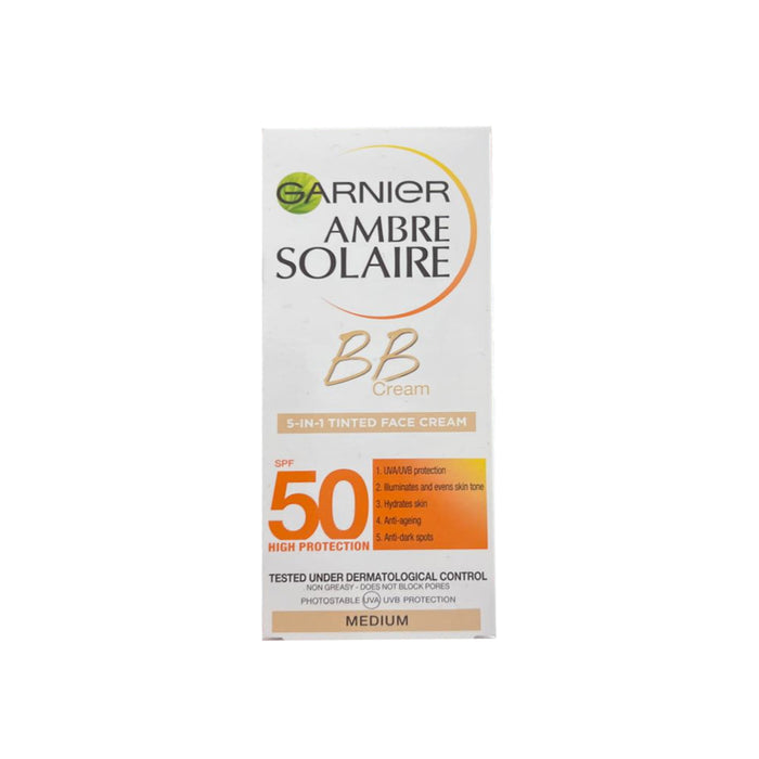 GARNIER Ambre Solaire BB Face Cream Medium 50ml