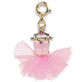 Gold Ballet Dress Charm