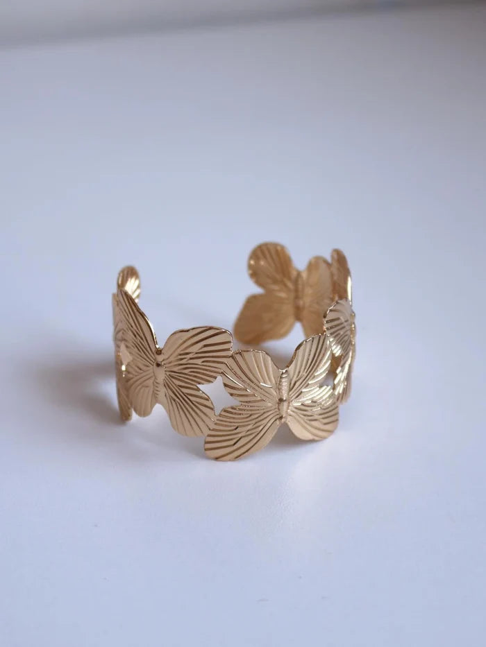 Golden Butterfly Bracelet