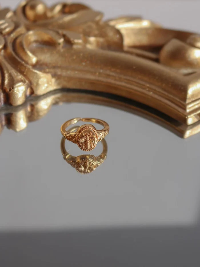 Golden Hive Ring
