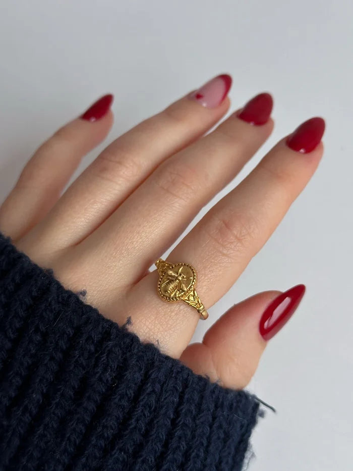 Golden Hive Ring