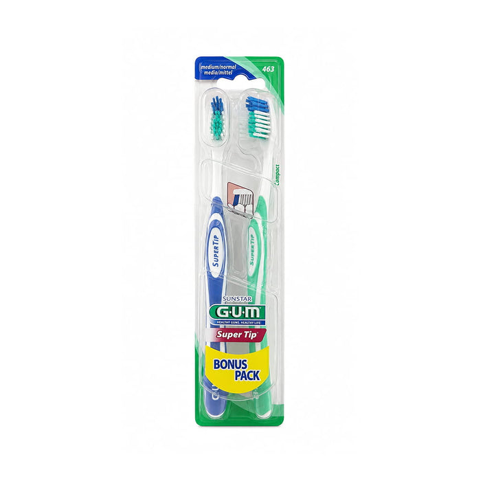 GUM 463 (x2) Toothbrush Super Tip