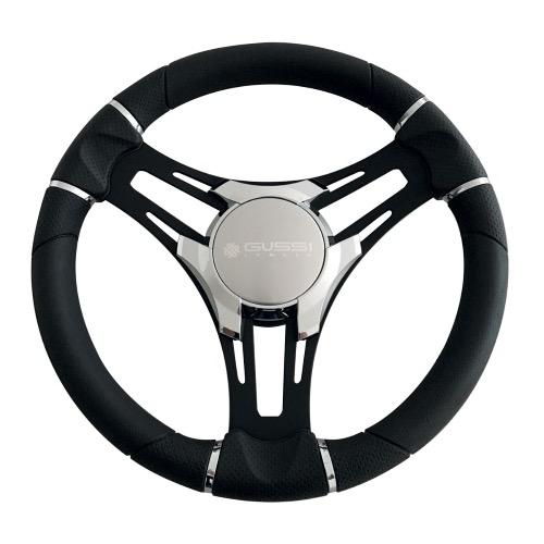 Gussi Italia Steering Wheel - Verona Three Spoke - 350mm - Black
