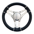 Gussi Italia Steering Wheel - Verona Three Spoke - 350mm - Polished