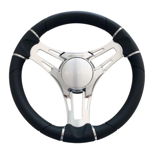 Gussi Italia Steering Wheel - Verona Three Spoke - 350mm - Polished